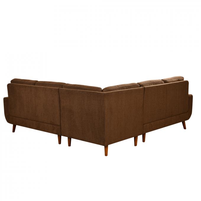 Nordic style Modern simple corner sofa furniture made from China High quality with tufts and tea table function sofas 2
