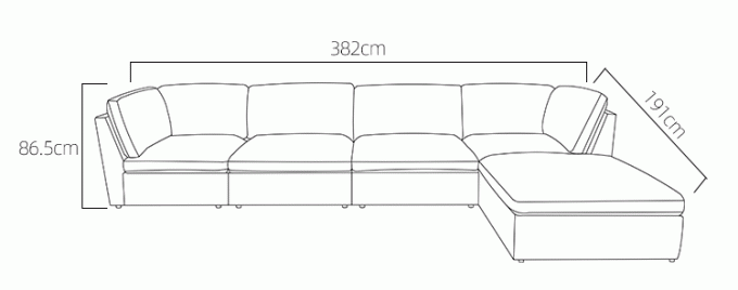 Hot sales 2 3 4 seater sofa sectional fabric modular sofa bed corner sofa for living room Bedroom 4