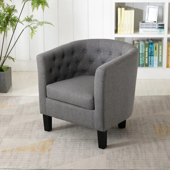 Office Anti Scratch Modern Single Seater Chair Multipurpose Breathable 4