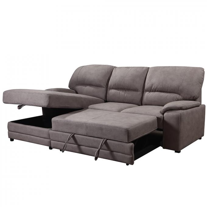 Antiwear Sectional Folding Sofa Bed With Storage Multipurpose 7