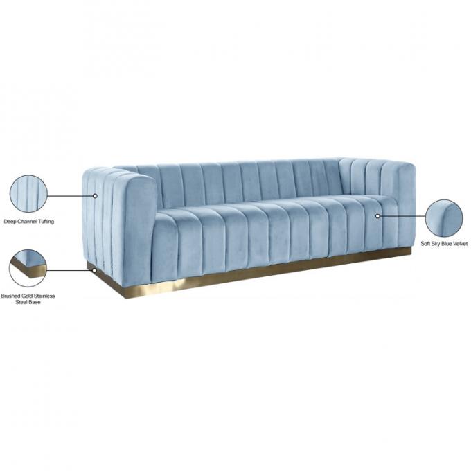 Wholesale Nordic Luxury sofa 3 2 1seater combination luxury sofa set European style American style living room sofas 5