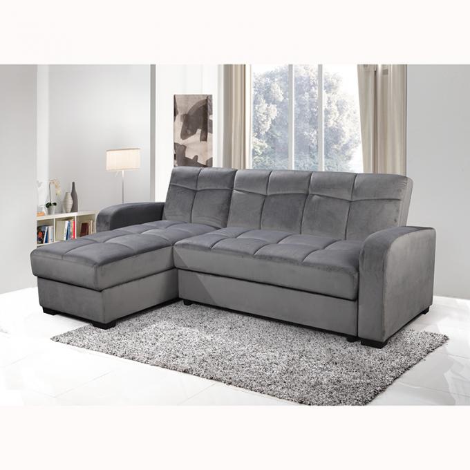 Cara sectional couch living room modern design fabric sofa bed high quality living sofa cum bed adjustable backrest 1