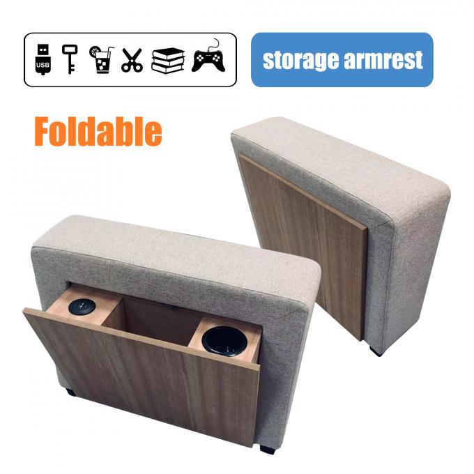 Living Room Folding Sofa Bed Practical Modern Style Breathable 4