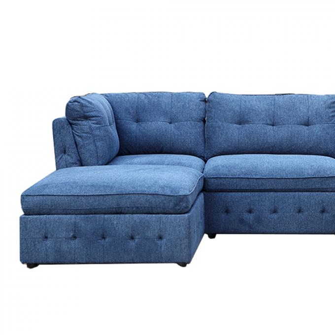 Folding Fabric Modular Sectional Sofa Multifunctional 230x210x90CM 10