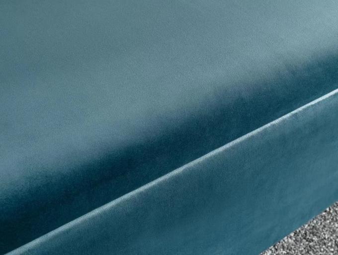 Upholstered Blue Living Room Storage Ottoman Practical For Home Office 1