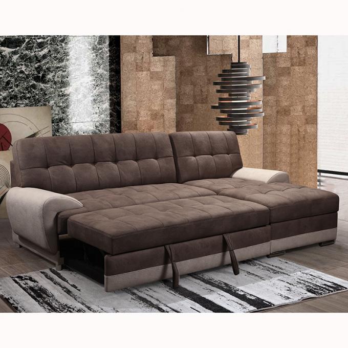 Cheap luxury assorted colors white and chocolate sofa fabric L shaped adjustable living room sofa for home use 1