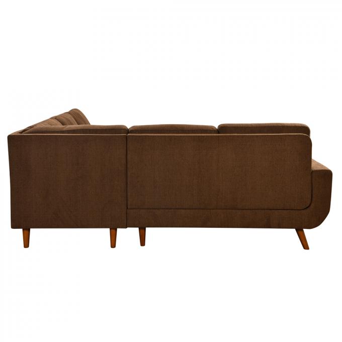 Nordic style Modern simple corner sofa furniture made from China High quality with tufts and tea table function sofas 5