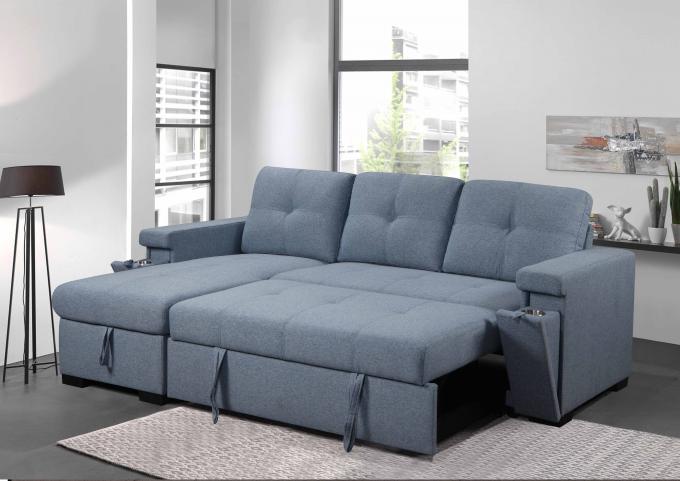 1 Seater Corner Folding Sofa Bed Abrasion Resistant Practical 6