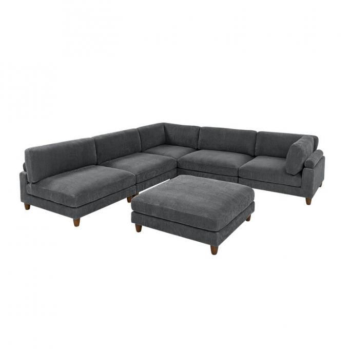 Modern European Style American Style Modular Sofa bed High-End Living room sofa set Solid Wood Legs Strong sectional sof 3