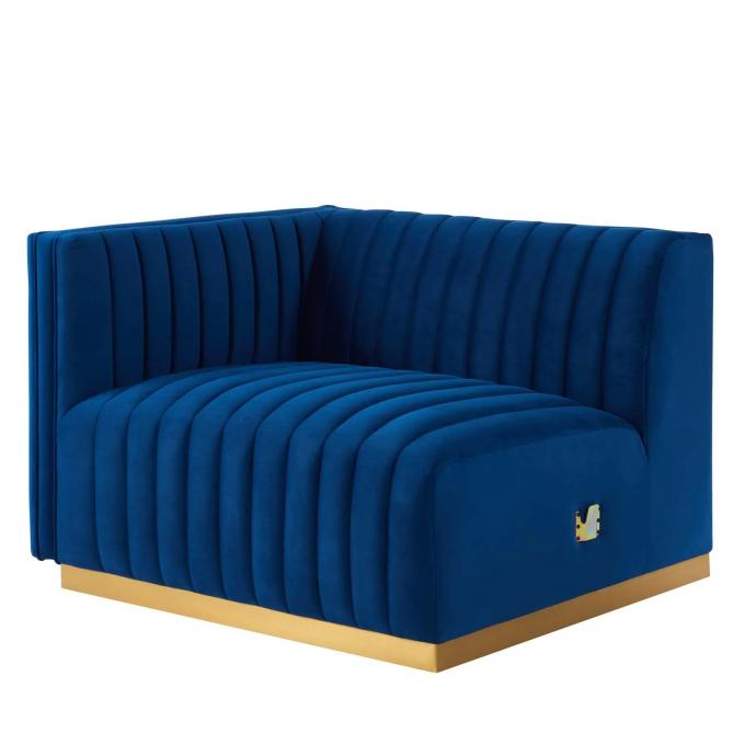 Cara furniture factory direct salsofa set module 3 seater sofas luxury velvet fabric upholstered Living room 4