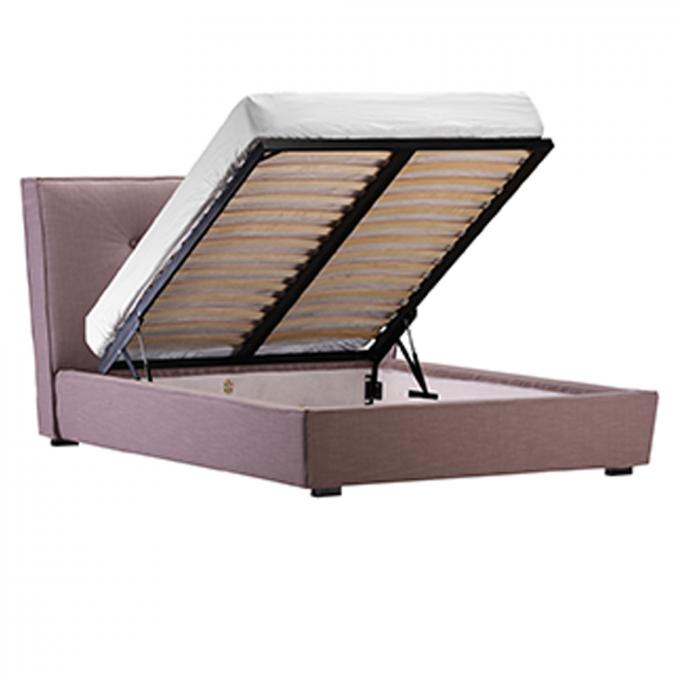 Antiwear Practical King Size Cushion Bed , Multifunctional Ottoman Furniture Bed 3