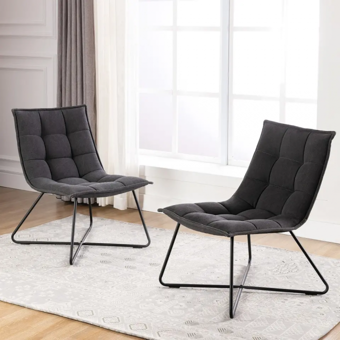 Multiscene Workshop Contemporary Side Chairs , Anti Scratch Modern Dining Chairs 2