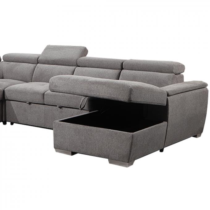 Home Furniture Fabric Sectional Sleeper Sofa Practical Wear Resistant 9