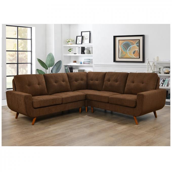 Nordic style Modern simple corner sofa furniture made from China High quality with tufts and tea table function sofas 0