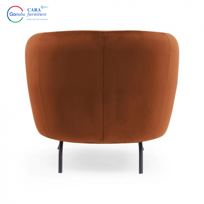 Soft Seat Fabric Arm Chair Multiple Colors Nordic Single Designer Chairs For Living Room Sofa 9