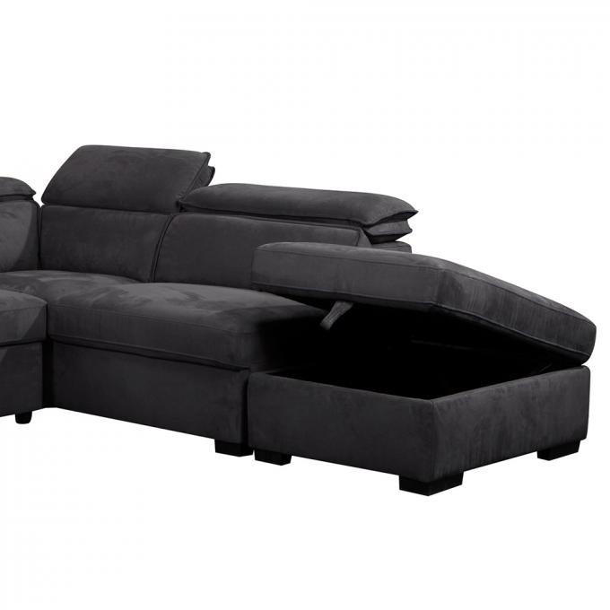 Breathable Practical Luxury Corner Couches , Convertible Luxury Sofa L Shape 6