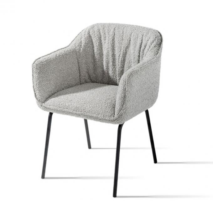 Modern Netherlands Style Nordic Design Living room Furniture Luxury Fabric Dinning Chair 2