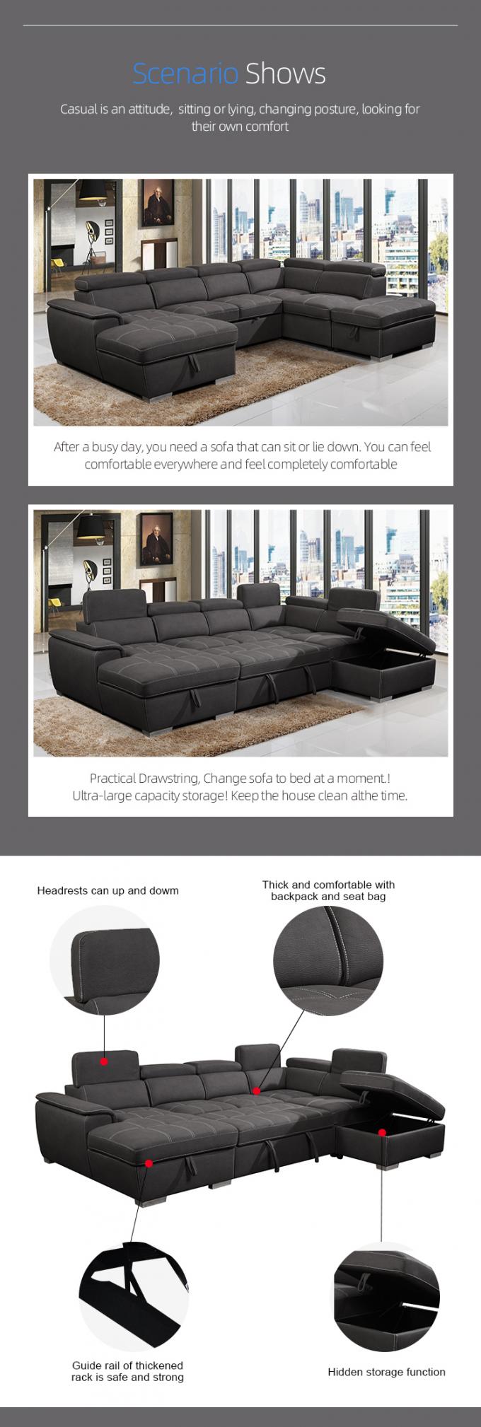 Hot sales loveseater+cornerchaise+ottoman u shape living room home furniture sets modern sofa bed sectional sofa for 1