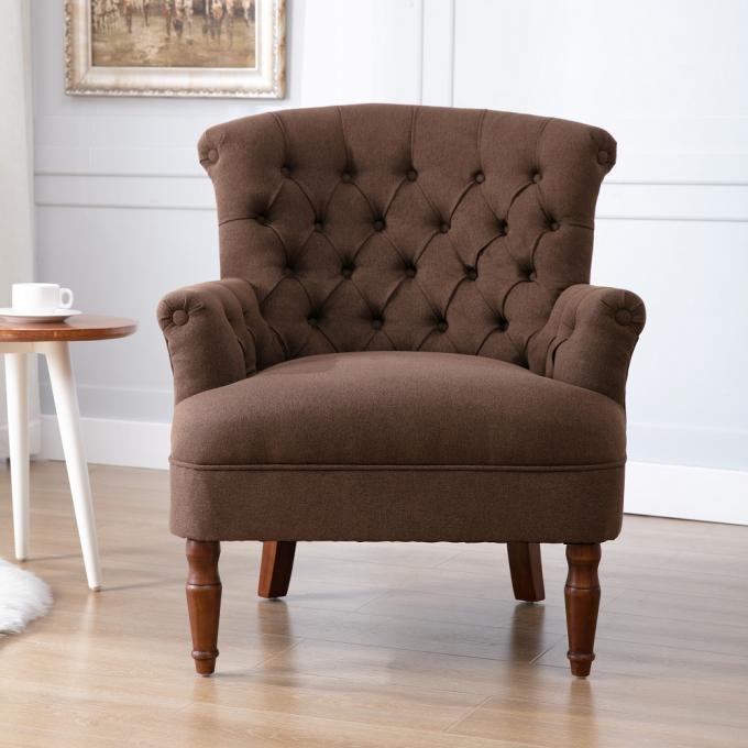 Factory 5 Star fabric hotel furniture single sofa chair for living room cheap wholesale dining chairs 2