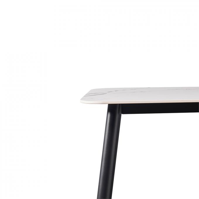 81100 Good Quality Marble Top Stainless Steel Feet Durable Western Style Fashion Dinning Table 2