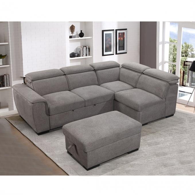 manufacture furniture house decor 2P+chaise+ottoman Reconfigurable Deep Seating Couch Sectional Parlor Combination Sofa 2