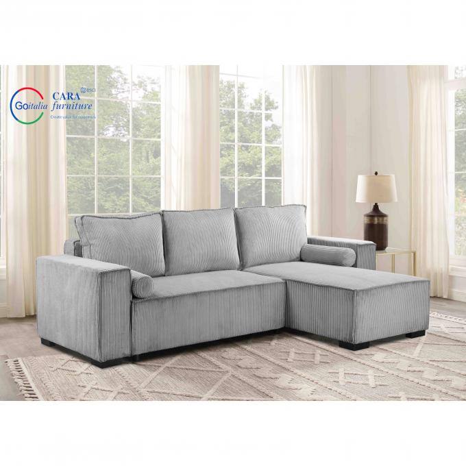 Living Room Furniture Comfortable High Elastic Sponge Pink Couch Modern Corner Sofa Bed 3