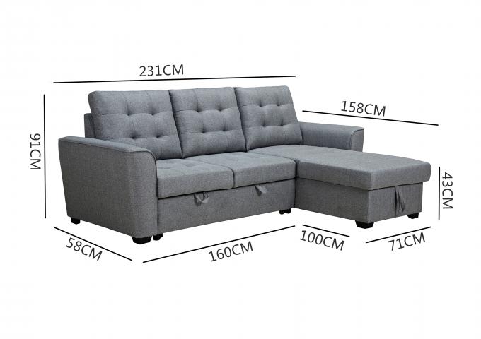 19956 ODM OEM Luxury Furniture Lounge Italian Sofa Living Room Fold Bed Sofa Set Designs 2