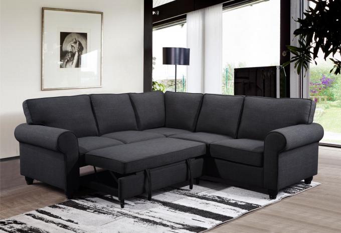 Cheap luxury L shaped adjustable living room sofa for home use 2