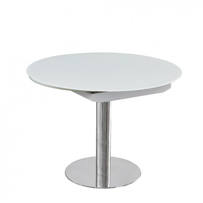 Anti Scratch Modern Small Side Table , Multipurpose Stainless Steel Dining Table 3