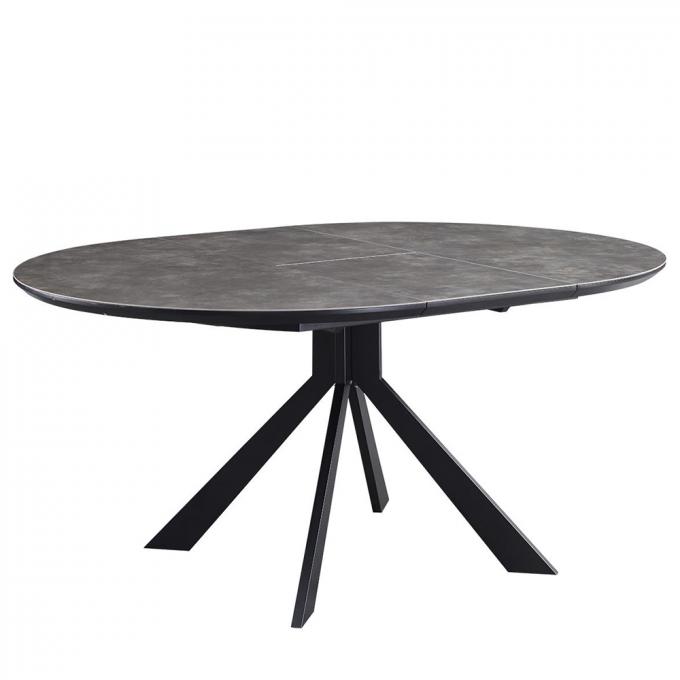 Modern High Quality Luxury High-end Living room Furniture Round Extendable Marble Dinning Table Sets 3