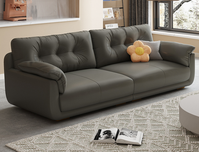 Nordico Feel of bread cloud shaped 1+2+3S Pomelohome Living Room Furniture Set Modern Couch tech cloth sofa sets 4