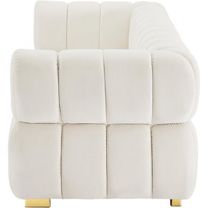 European style North American style Luxury 3Seater 2Seater 1Seater sectional sofa set With nice Velvet fabric and Gold 4