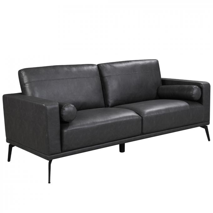 Nontoxic Sectional Modern Leather Sofa Multifunctional For Living Room 5