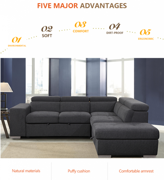 OEM/ODM Hot sell furniture L shape couch lounge sectionals sofa Modern luxury feather modular living room sofa 2