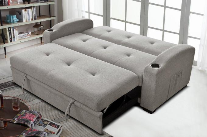 America Style 3 seat sofa bed with cup holder hot selling high quality fabric sofa from factory 10