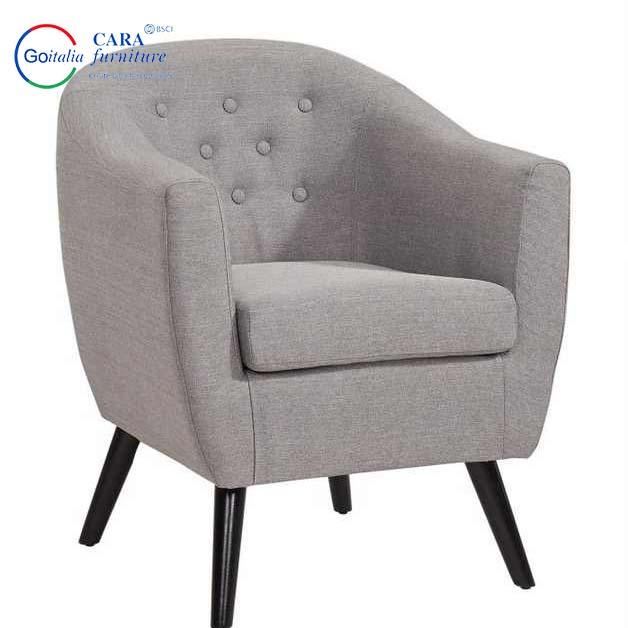 Wooden Frame Furniture One Seat Multiple Colors Arm Chair Chairs For Living Room 2