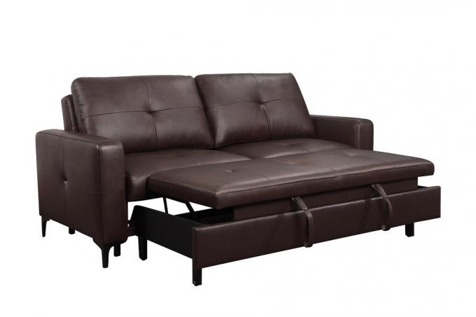 modern design genuine leather sofa bed 3 seater living room sofa cum bed factory wholesale 4