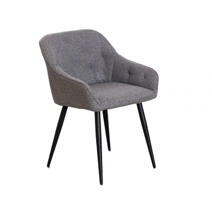 Fabric Luxury Modern Single Seater Chair Multiscene With Metal Frame 2