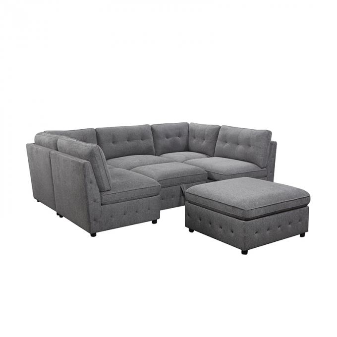 New hot sale fabric r sofa bed for living room Durable stretch sofa bed 6