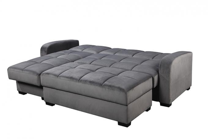 Cara sectional couch living room modern design fabric sofa bed high quality living sofa cum bed adjustable backrest 3