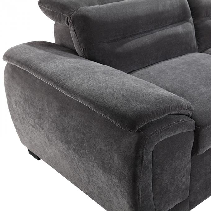 Wholesale Italian furniture sofa set Modern L shape fabric living room corner sofa bed 5