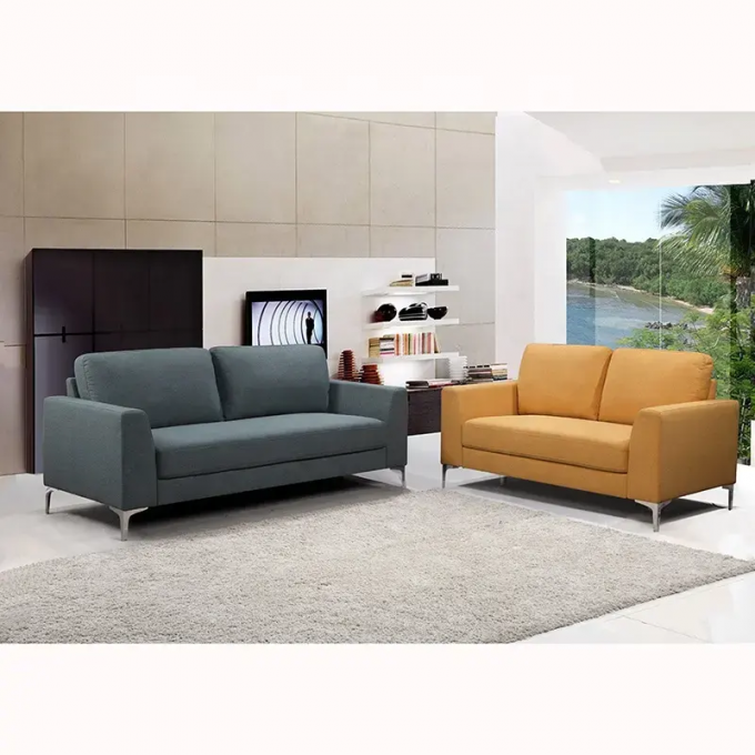 Multicolor Home Furniture Sofas Set Stain Resistant Breathable 4