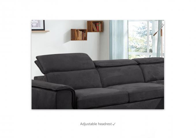 L Shape Antiwear Luxury Corner Sofa Multifunctional Practical 8