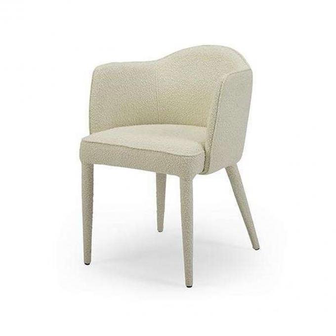 leather Nontoxic Upholstered Side Chair , Abrasion Resistant Tufted Chairs Dining 1