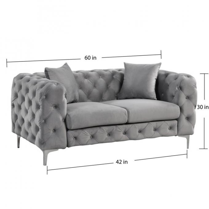 Furniture Manufacto very best-selling luxury sofa set 2+3 velvet fabric living room sofa can be customized color 5
