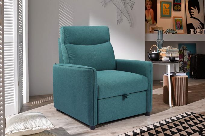 Factory Price Newest Convertible Folding Arm Chair office lunch break Sleeping footrest Single Seat Chair Sofa 3