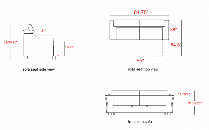 Couch Living Room Modern Foldable Corner Sofa Cum Bed With Storage 5