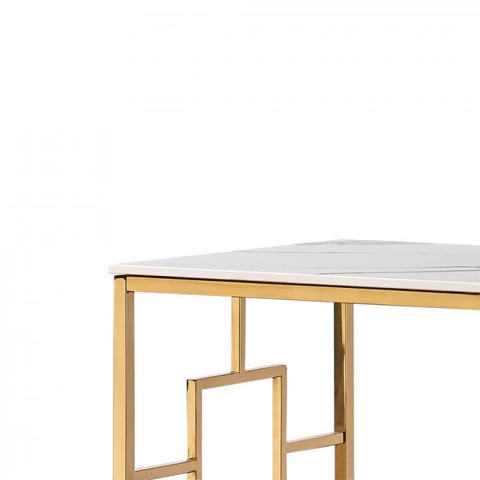 Wear Resistant Marble Top Coffee Table Square shape Practical 2