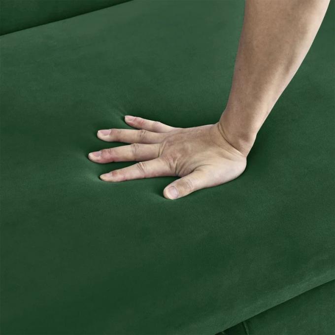 multi-functional dual-purpose loveseat with fold out bed green velvet sofa beds low prices with side pocket 5