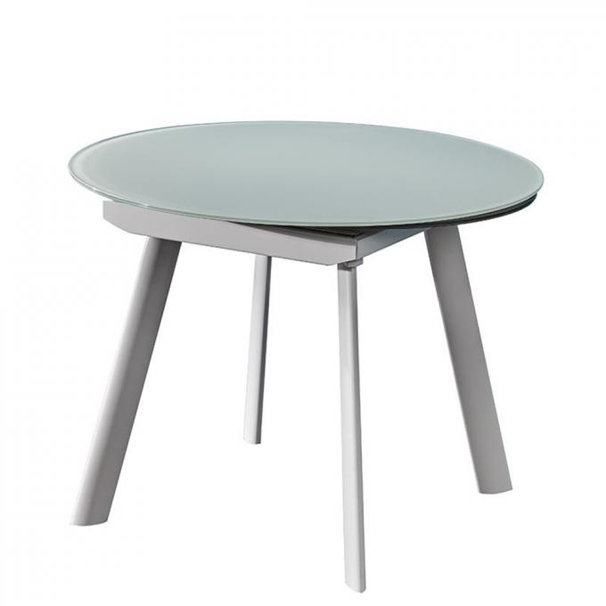 Glass Top Home Modern Glass Dining Table Multiscene 158x102x75CM 1